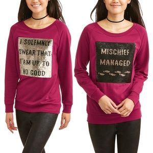 NWT Harry Potter Sequin Long sleeve Warner Bro.